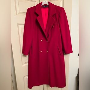 Red JG Hook Jacket with Gold Buttons